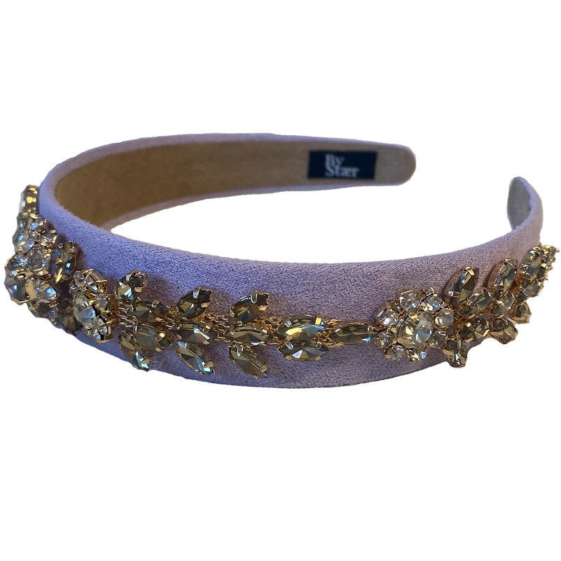 By Stær VITA Hairband - Purple With Stone