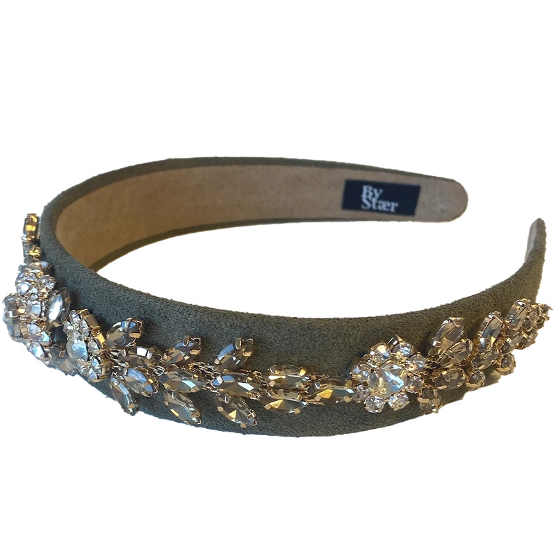 By Stær VITA Hairband - Army With Stone