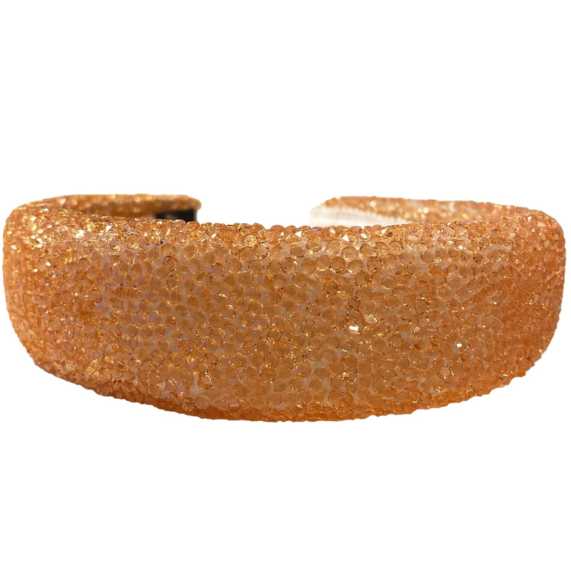 By Stær LIN Hairband - Glitter Peach