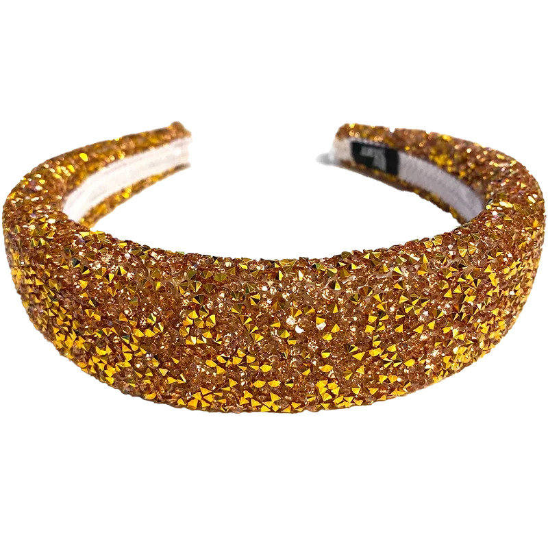 By Stær LIN Hairband - Glitter Rust/Gold