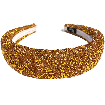 By Stær LIN Hairband - Glitter Rust/Gold