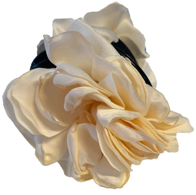 By Stær Rose Hair Claw - Off White