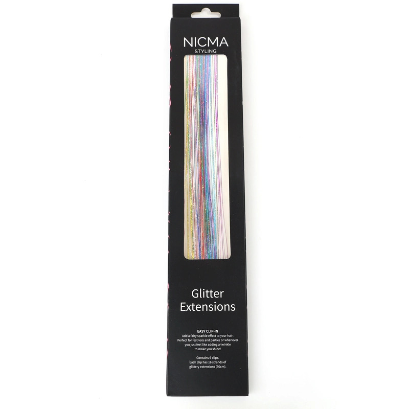 NICMA Styling Glitter Extensions - Rainbow thumbnail