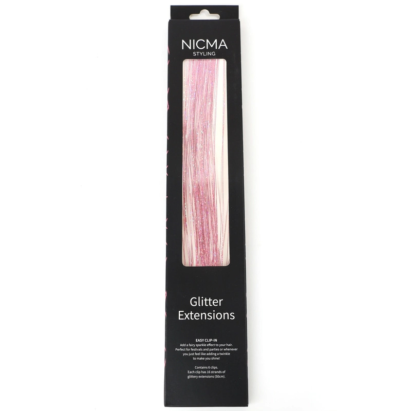 NICMA Styling Glitter Extensions - Pink thumbnail