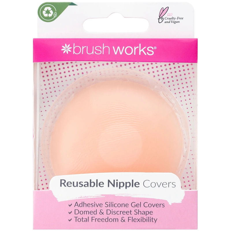 Brushworks Reusable Silicone Nipple Covers 1 pair thumbnail