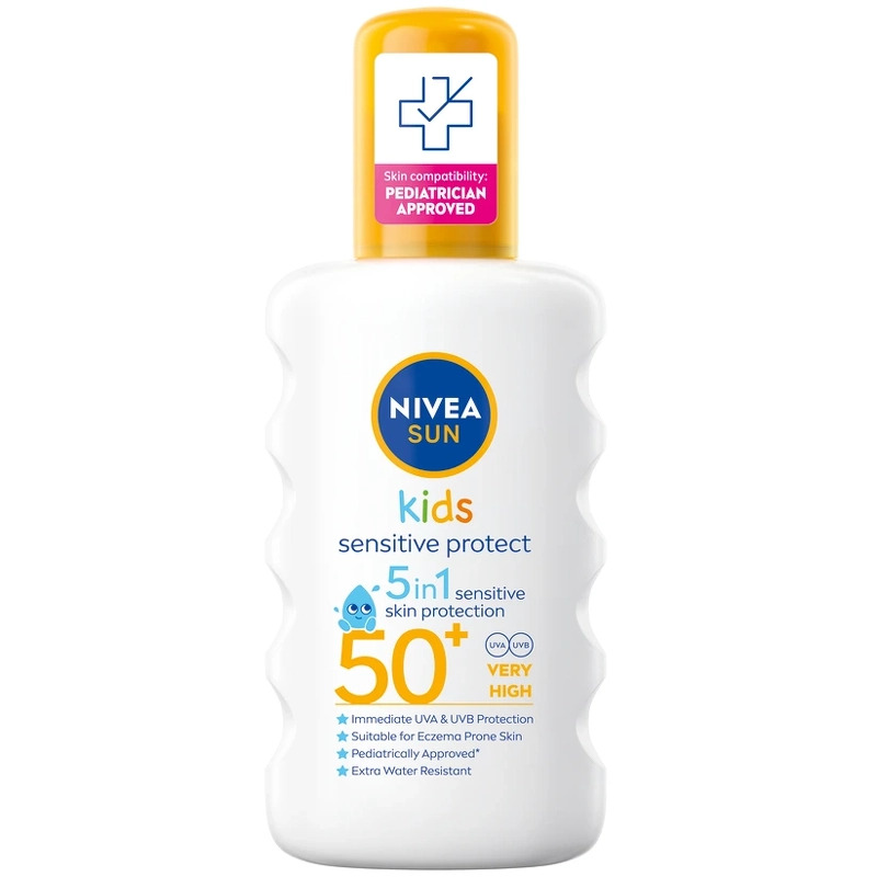 Billede af Nivea Sun Kids Sensitive Protect 5-In-1 Spray SPF 50+ - 200 ml