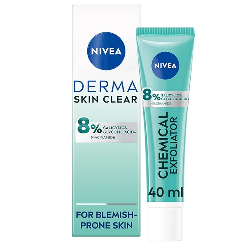 Se Nivea DERMA Skin Clear Chemical Exfoliator 40 ml hos NiceHair.dk