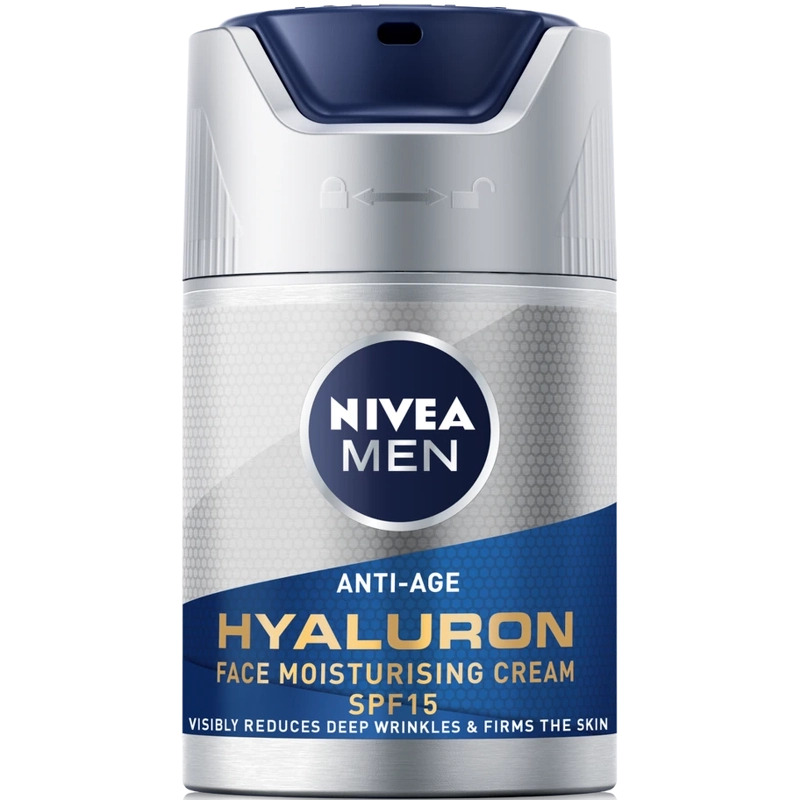 Nivea Men Anti-Age Hyaluron Face Cream SPF 15 - 50 ml thumbnail