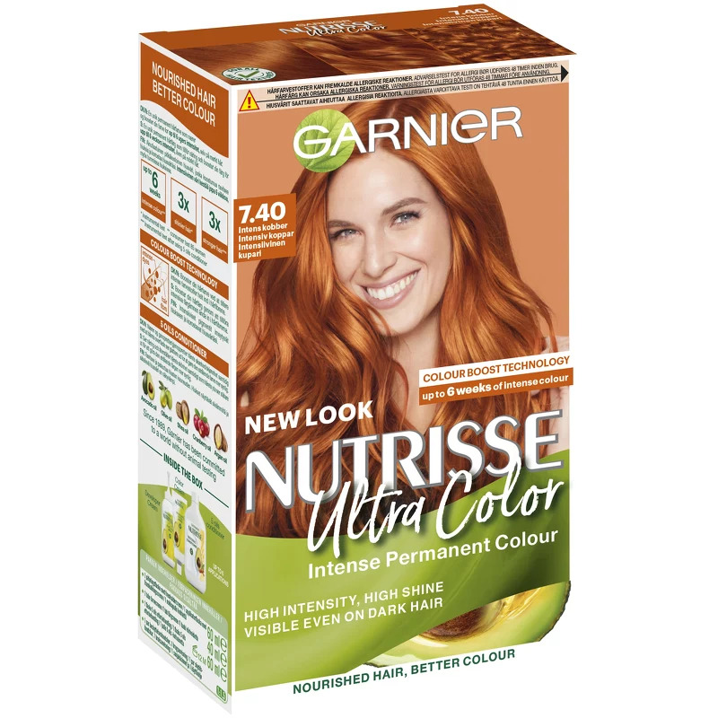 Se Garnier Nutrisse Cream 7.40 Copper Passion hos NiceHair.dk