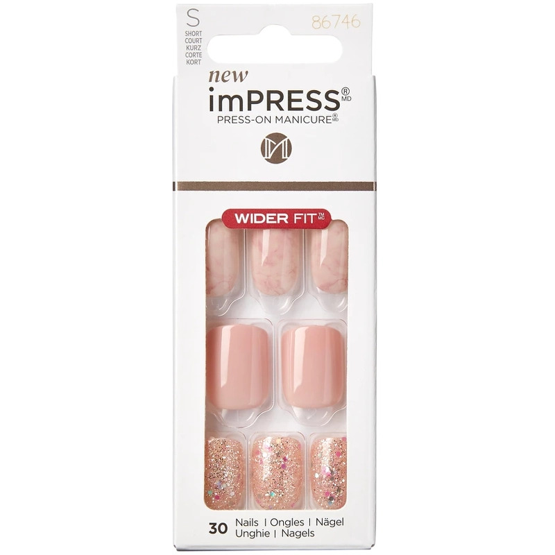 Kiss ImPRESS Press-On Nails Wider Fit - Just A Dream