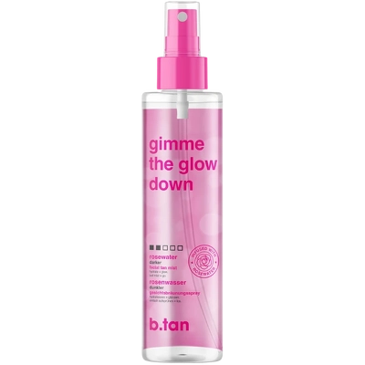 b.tan Gimme The Glow Down Rosewater Facial Tan Mist 190 ml