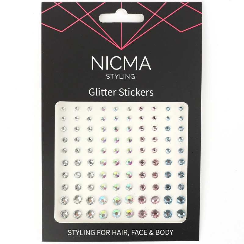 NICMA Styling Glitter Stickers - Pastels thumbnail