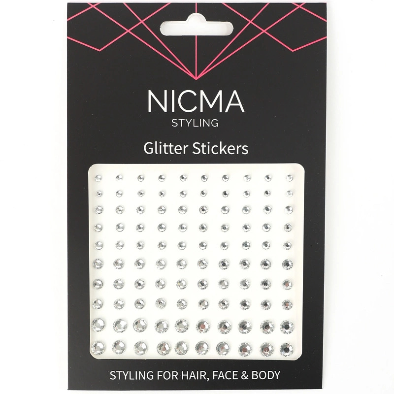 NICMA Styling Glitter Stickers - Clear