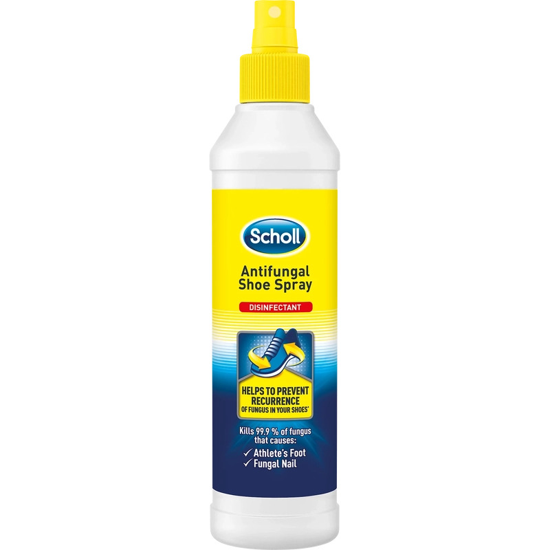 Se Scholl Antifungal Shoe Spray 250 ml hos NiceHair.dk