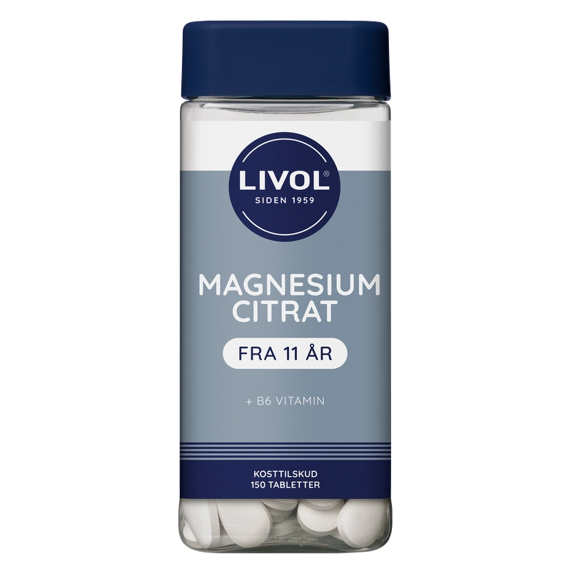 Livol MagnesiumCitrat + B6 Vitamin 150 Pieces