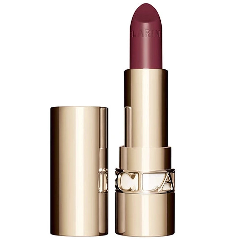 Se Clarins joli rouge satin lipstick 744 soft plum 3,5g hos NiceHair.dk