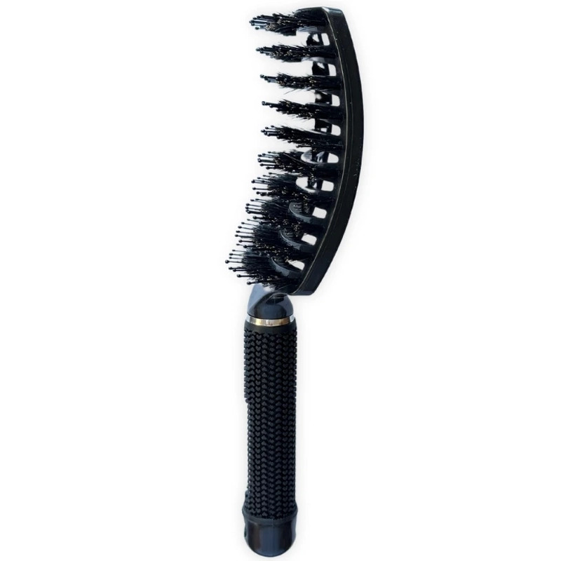 Yuaia Haircare Curved Paddle Brush - Black thumbnail