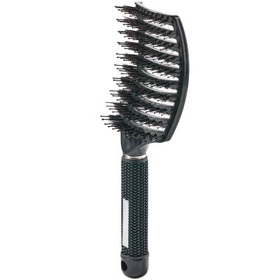 Yuaia Haircare Curved Paddle Brush - Black