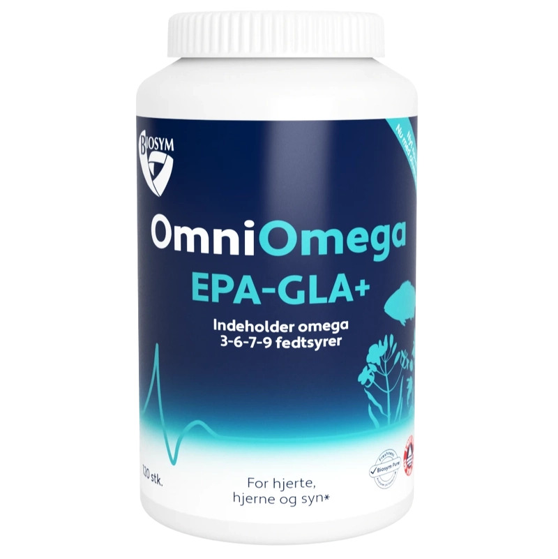 Se OmniOmega EPA-GLA+ - 100 stk hos NiceHair.dk