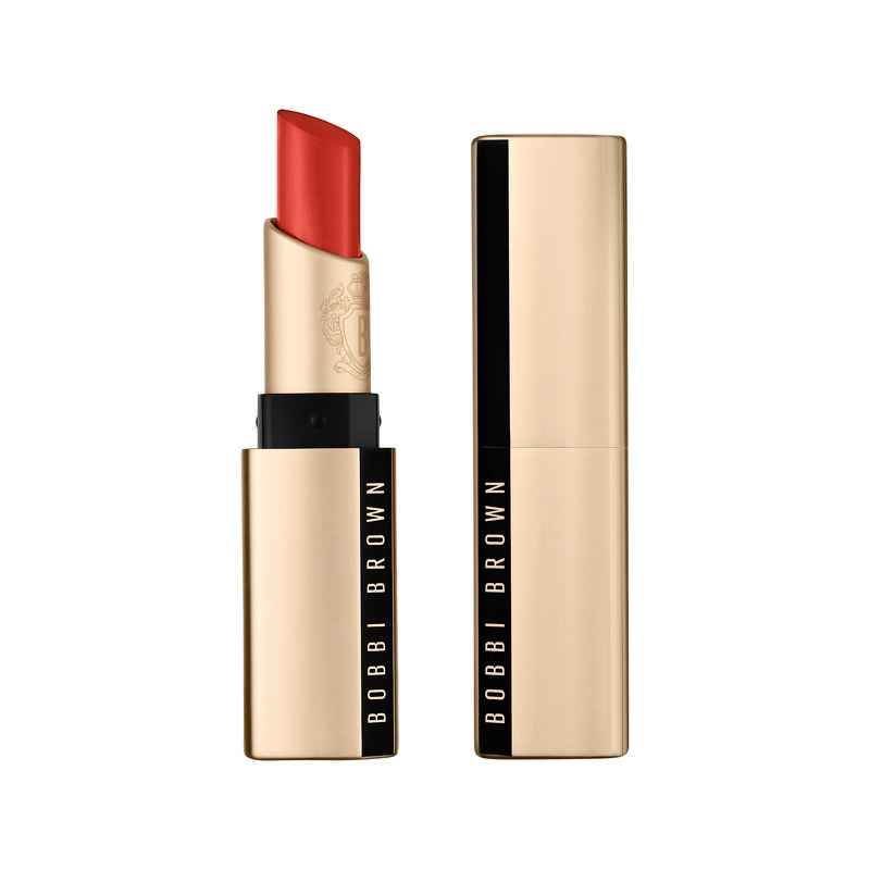 Se Bobbi Brown Luxe Matte Lipstick 3,5 gr. - Golden Hour hos NiceHair.dk