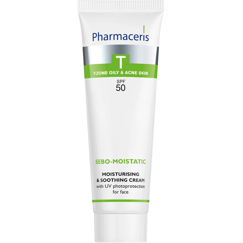 Pharmaceris T Sebo-Moistatic Moisturizing & Soothing Face Cream SPF 50 - 50 ml