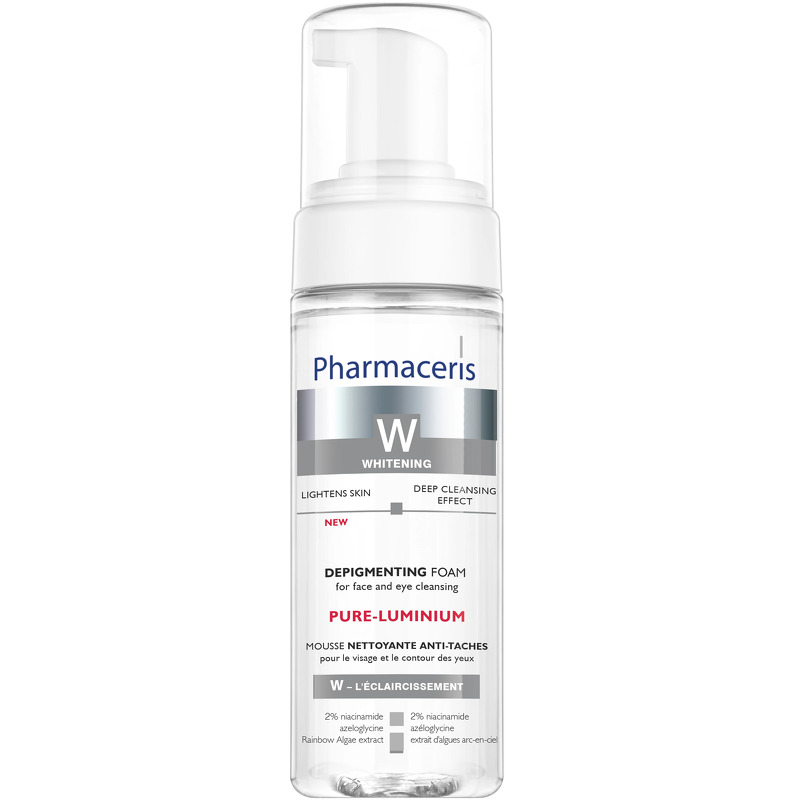 Pharmaceris W Pure-Luminum, Lysnende renseskum til ansigt og øjne, 150ml.