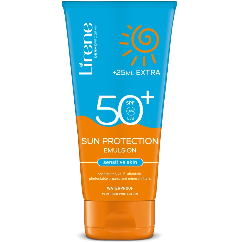 Lirene Sun Protection Emulsion Sensitive Skin SPF 50+ - 175 ml thumbnail