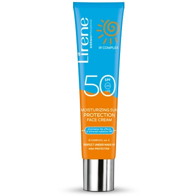 Lirene Moisturizing Sun Protection Face Cream SPF 50 - 40 ml