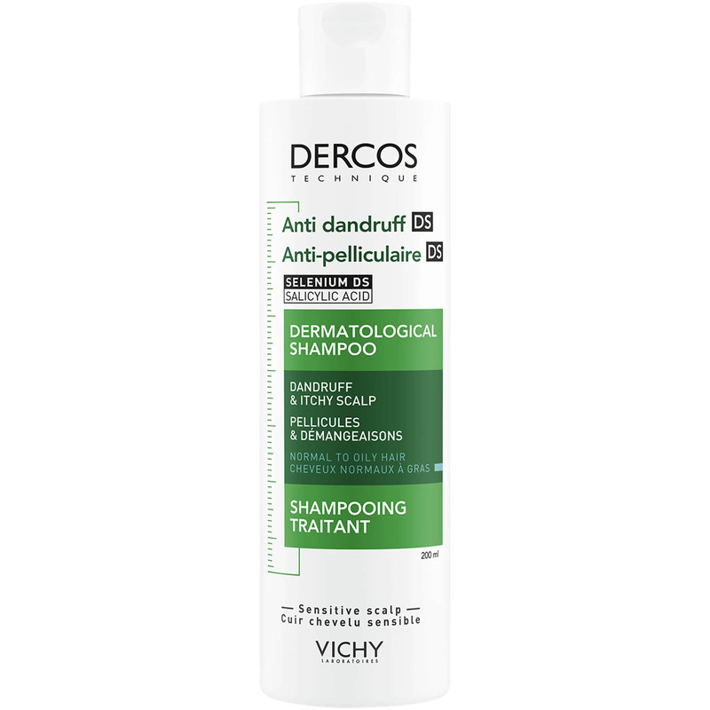 VICHY Dercos Anti-Dandruff Shampoo for Normal/Oily Hair, 200 ml.