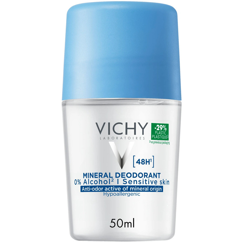 Vichy 48Hr Mineral Deo Roll-On - 50 ml.