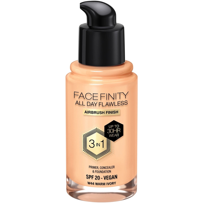 Max Factor Facefinity Flawless 3-In-1 Foundation Restage 30 ML - Warm Ivory W44