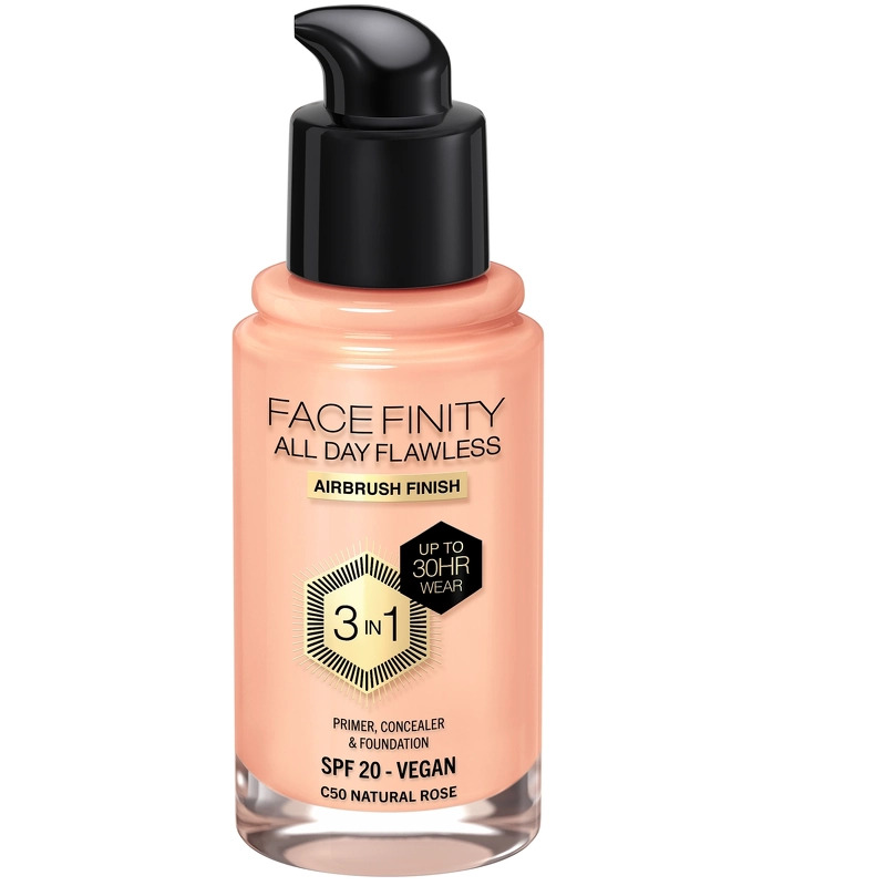 Max Factor Facefinity Flawless 3-In-1 Foundation Restage 30 ML - Natural Rose 050