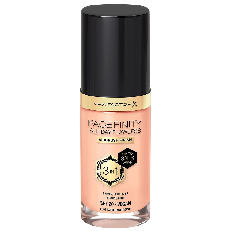 Max Factor Facefinity Flawless 3-In-1 Foundation Restage 30 ML - Natural Rose 050 thumbnail