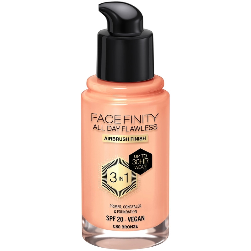 Max Factor Facefinity Flawless 3-In-1 Foundation Restage 30 ML - Bronze 080