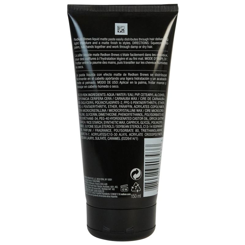 Redken Brews Liquid Matte Paste 150 Ml U