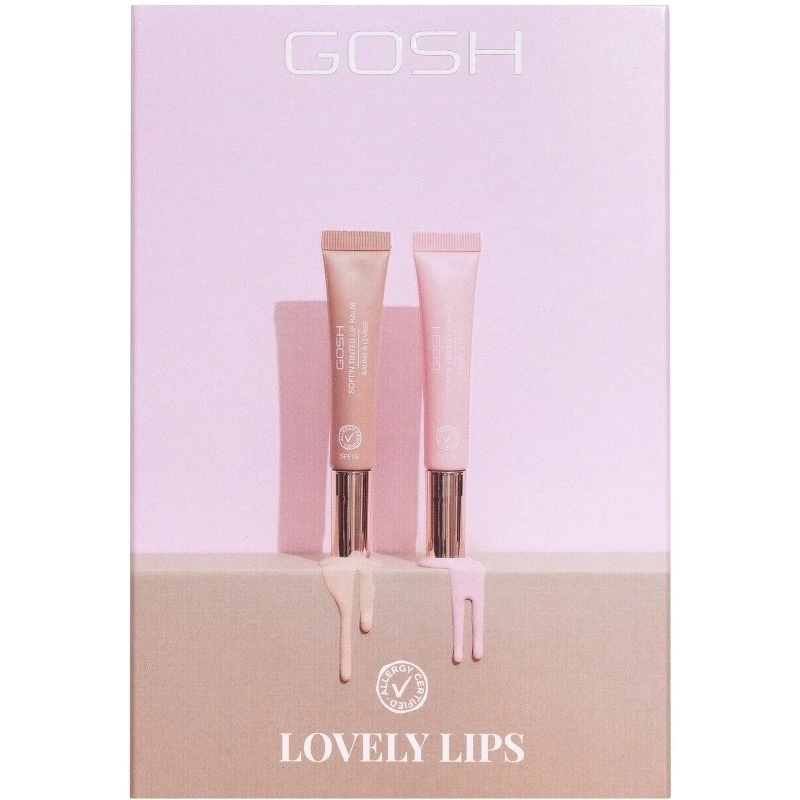 Se GOSH Lovely Lips Gift Box (Limited Edition) hos NiceHair.dk