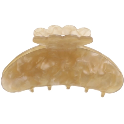 By Stær ASTA Hair Clip Medium - Champagne Marble