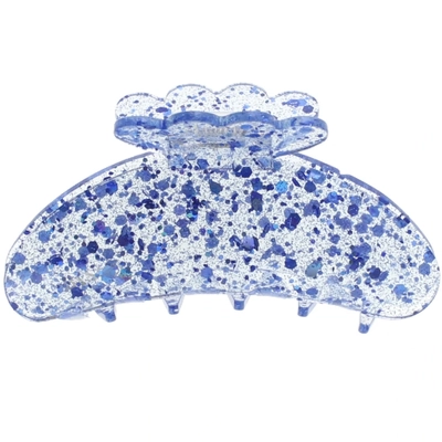 By Stær ASTA Hair Clip Medium - Confetti Blue