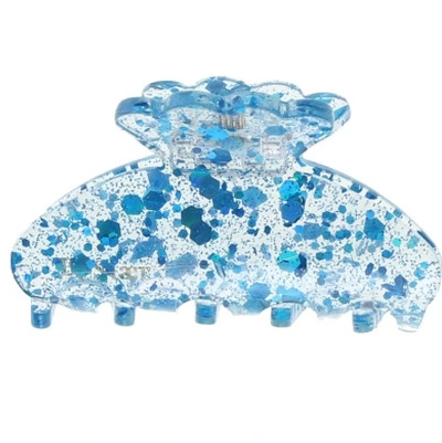 By Stær LULU Hair Clip Small - Confetti Turkis