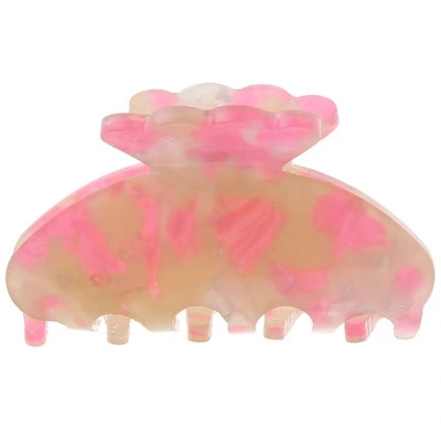 By Stær LULU Hair Clip Small - Pink Marble