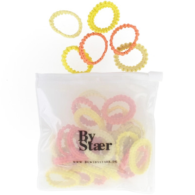 By Stær Mini Hair Elastics 50 Pieces - Mix 12