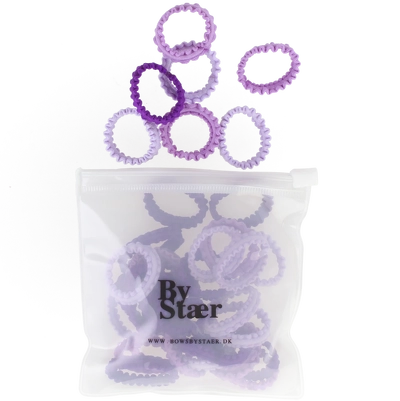 By Stær Mini Hair Elastics 50 Pieces - Mix 13