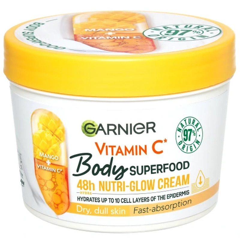 Billede af Garnier Bodyfood Giving Glow Vitamin C & Mango 380 ml