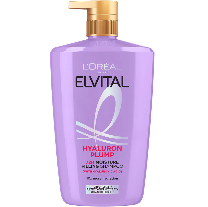 L'oréal paris elvital hyaluron 72H moisture filling shampoo enriched with hyaluronic acid 1L