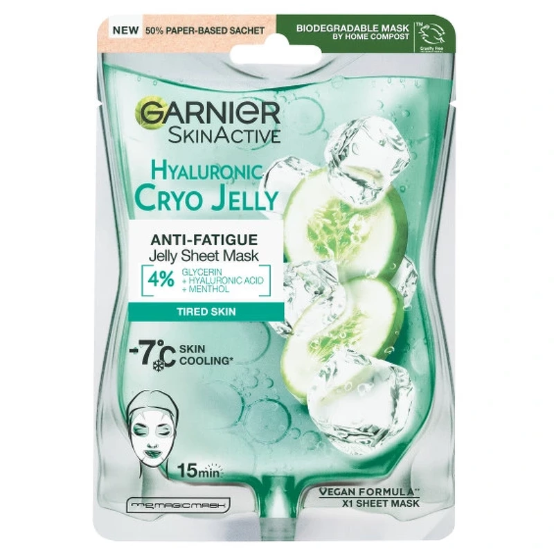 Se Garnier Cryo Jelly Face Mask 27 ml hos NiceHair.dk