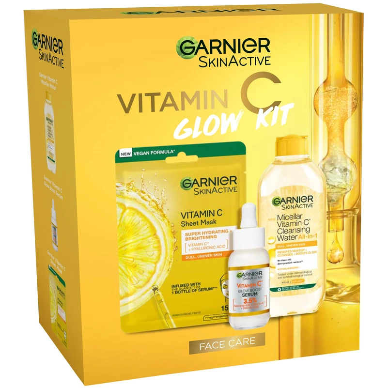 Garnier SkinActive Vitamin C Glow Kit (Limited Edition)