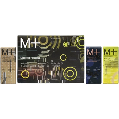 Escentric Molecules M+ Guaiac Wood, Ginger, Black Tea Discovery Set 3 x 2 ml
