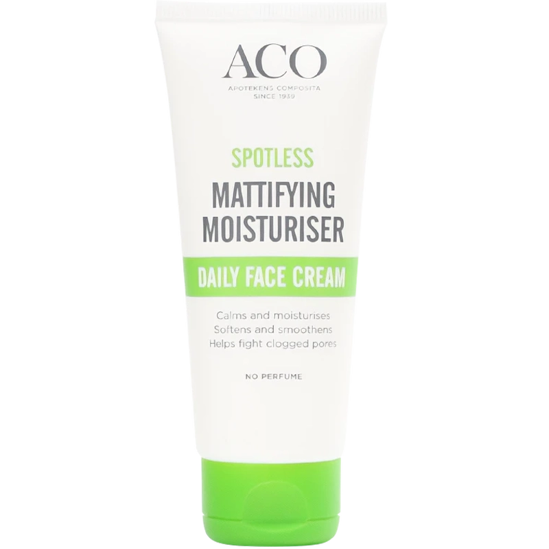 Se ACO Spotless Daily Face Cream 60 ml hos NiceHair.dk