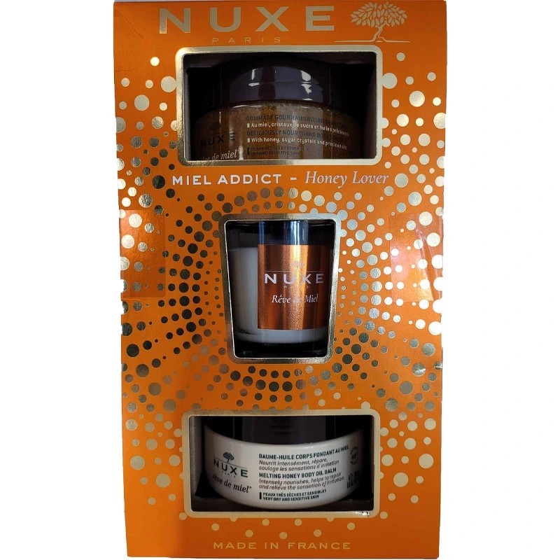 Se Nuxe Miel Addict - Honey Lover Gift Set (Limited Edition) hos NiceHair.dk