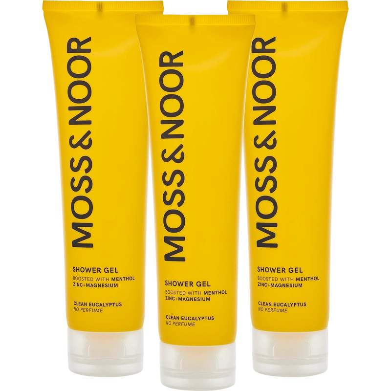 Moss & Noor After Workout Shower Gel 3 Pack - Clean Eucalyptus thumbnail